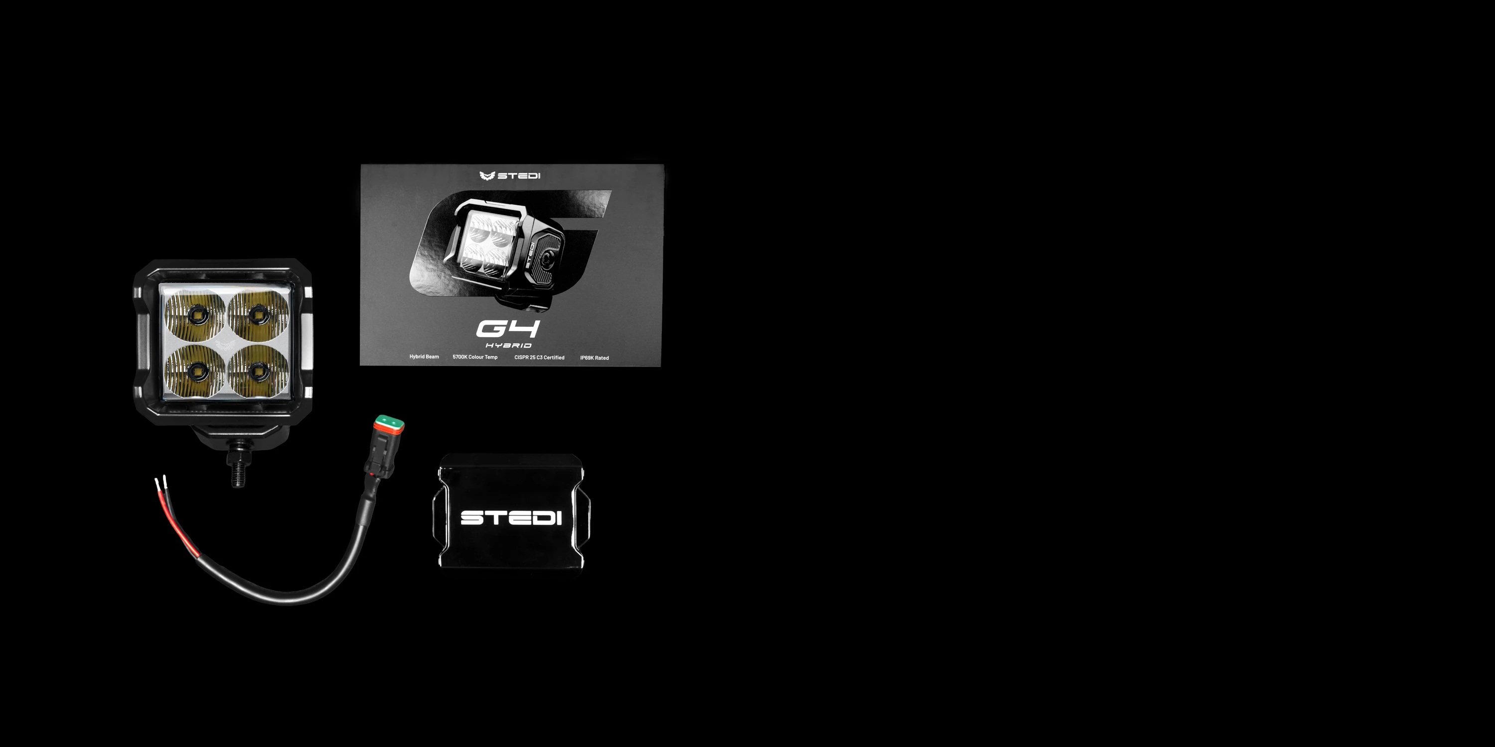 STEDI G4 Black Hybrid arbetsbelysning